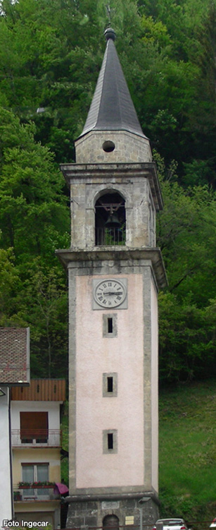 Orologio del campanile di Pieria